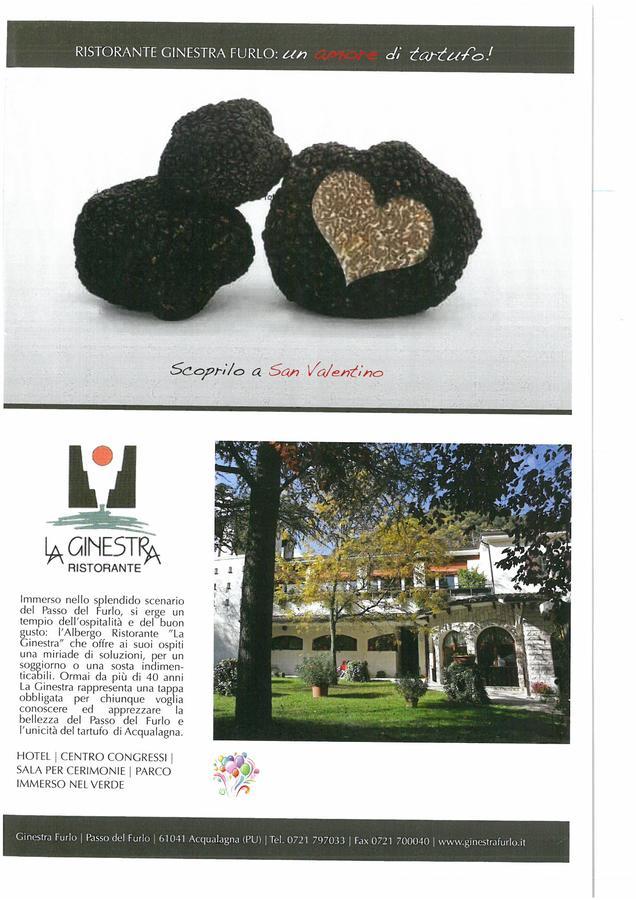 Hotel La Ginestra Acqualagna Exteriér fotografie
